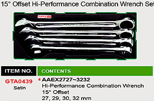 Bộ cờ lê vòng miệng TOPTUL GTA0439