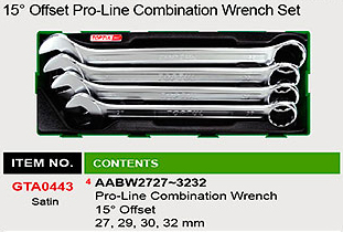 Bộ cờ lê vòng miệng 4 chi tiết TOPTUL GTA0443