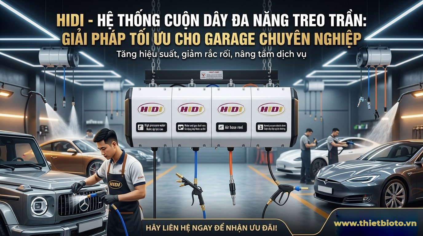 Hộp Treo Tường 4 Trong 1 HIDI Cho Trung Tâm Chăm Sóc Xe