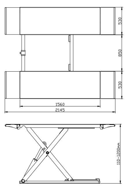 Cầu Nâng Cắt Kéo Kiểu Xếp VIMET SLW40321