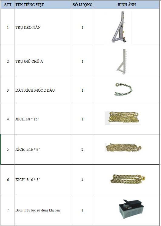 Bộ kéo nắn thân xe tai nạn VIMET VKNA0002