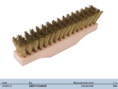 Bàn chải cứng 245x65x40mm Gedore GED1752450S