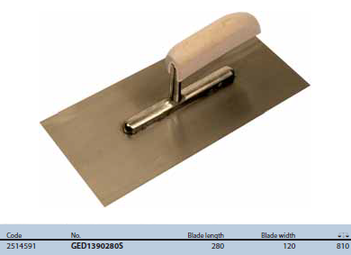 Bàn xoa phẳng 120mm Gedore GED1390280S