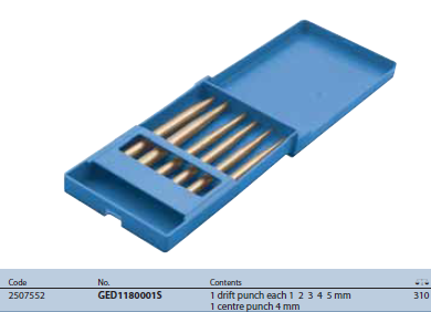 Bộ đột lỗ 6 món Gedore GED1180001S