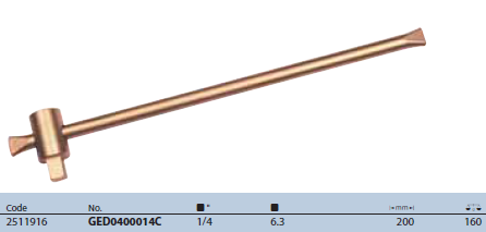 Cần siết chữ T GED0400014C Gedore