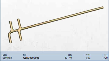 Cào trượt GED7000500S Gedore