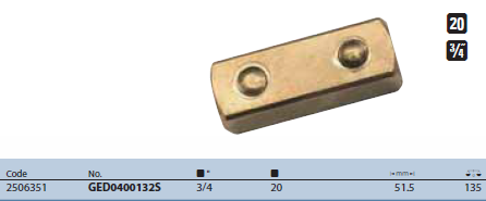 Đầu nối tuýp 3/4