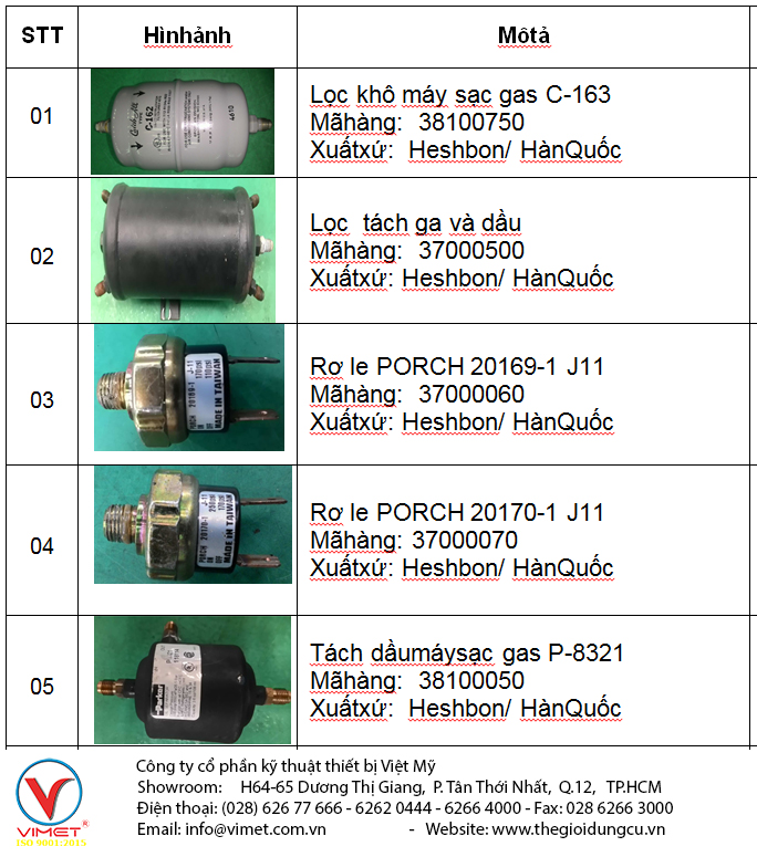 Máy Nạp Gas Lạnh xe ô tô  HESHBON HR371