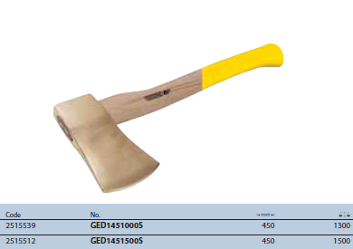 Rìu cán ngắn 1300g Gedore GED1451000S