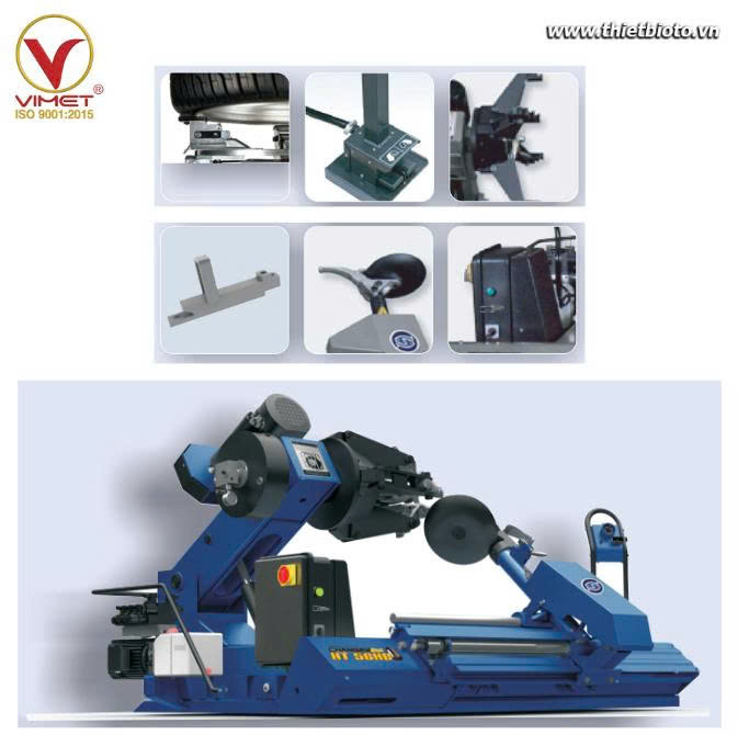 Máy tháo lốp: 5+ dòng máy ra vào lốp được dùng nhiều nhất