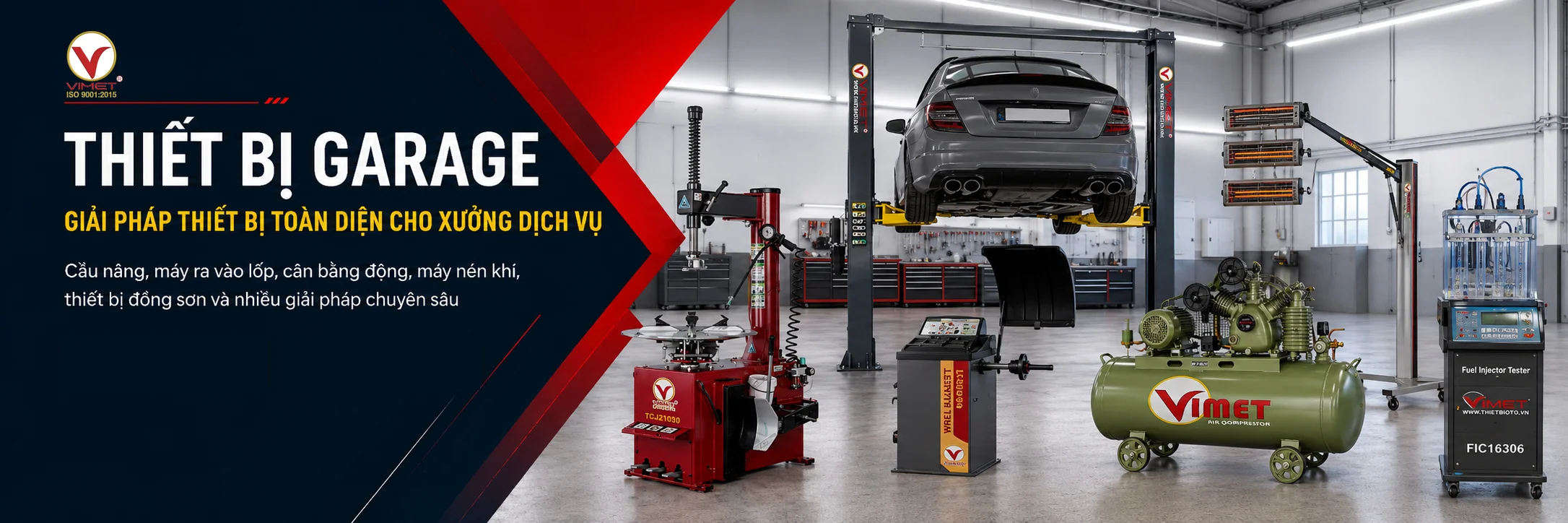 Thiết bị garage sửa chữa ô tô chuyên nghiệp