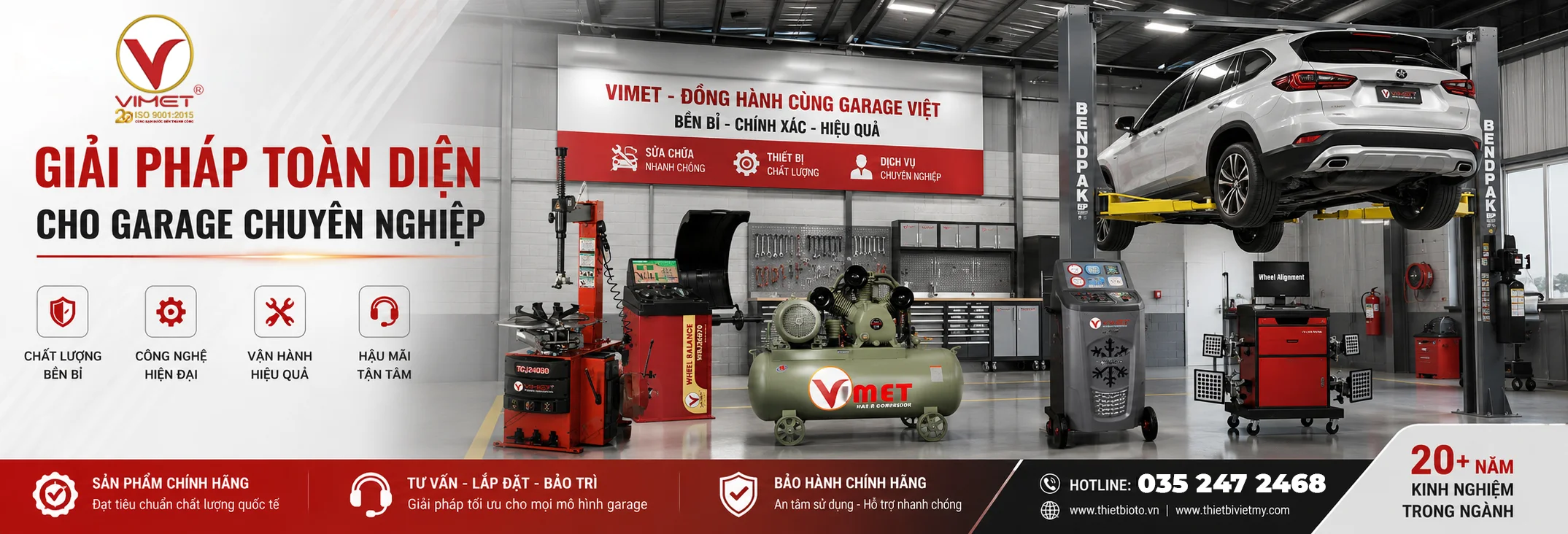 Thiết bị sửa chữa ô tô chuyên nghiệp