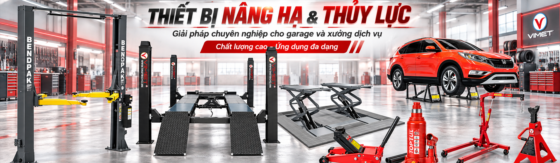 Thiết bị nâng hạ thủy lực
