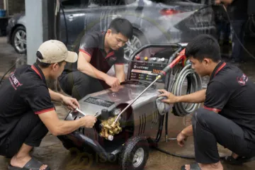 bảo dưỡng máy rửa xe áp lực cao