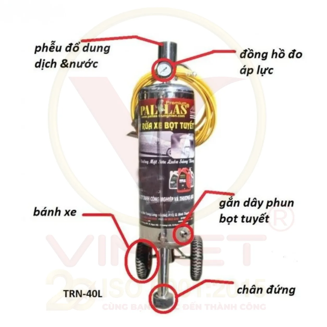 bình rửa xe bọt tuyết