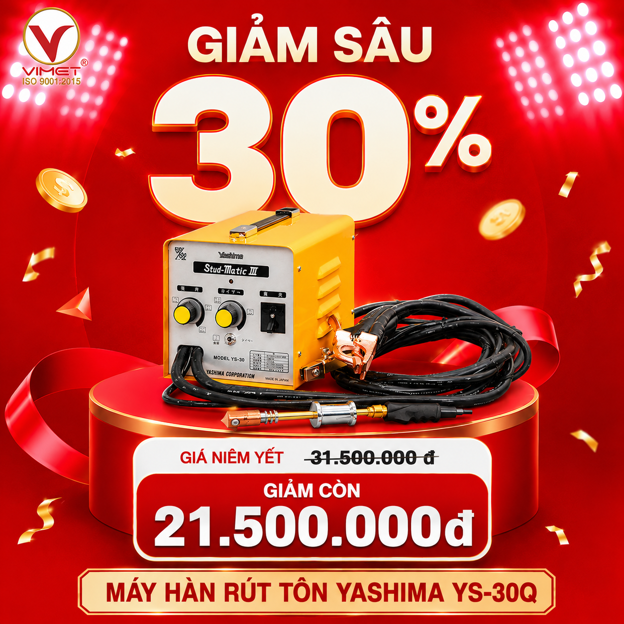 máy hàn rút tôn yashima
