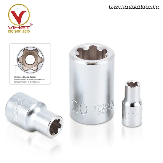 Đầu tuýp Torx Plus® EP TOPTUL BAAP0808