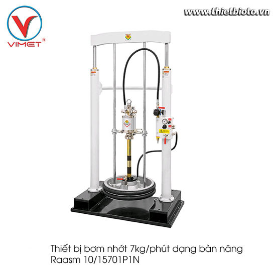 Thiết bị bơm nhớt 7 kg/phút dạng bàn nâng Raasm 10/15701P1N