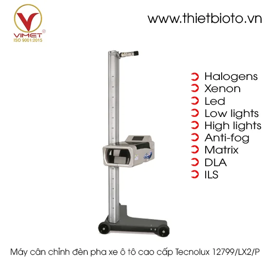 Máy cân chỉnh đèn pha xe ô tô cao cấp Tecnolux 12799/LX2/P