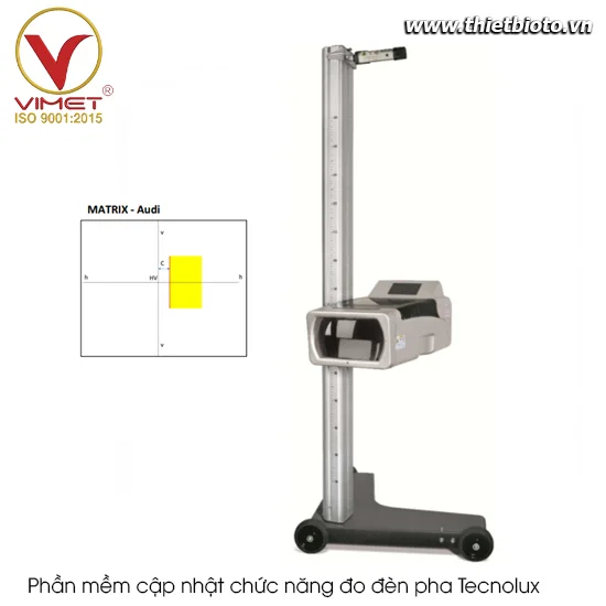 Phần mềm cập nhật chức năng đo đèn pha Tecnolux