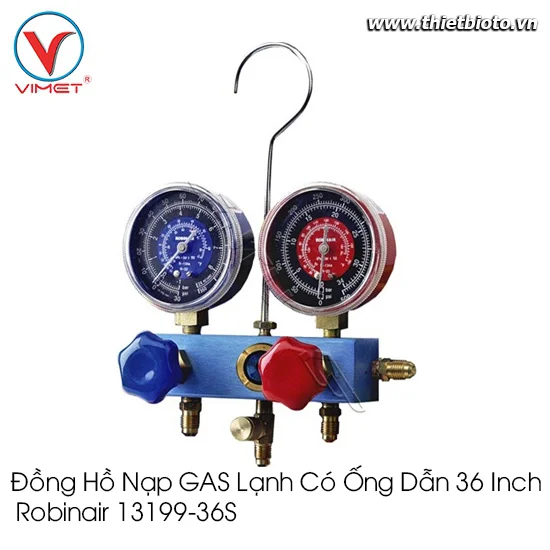 Đồng hồ nạp GAS lạnh có ống dẫn 36" 13199-36S