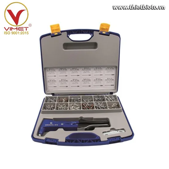 Hộp dụng cụ kìm tán đinh rive Gesipa 1435457 NIETBOX
