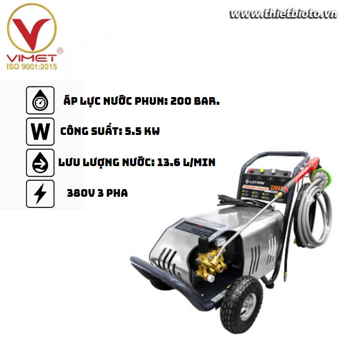 Máy rửa xe cao áp LUTIAN 20M32-5.5T4