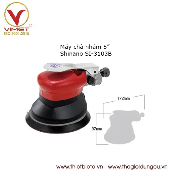 Máy chà nhám 5" Shinano SI-3103B