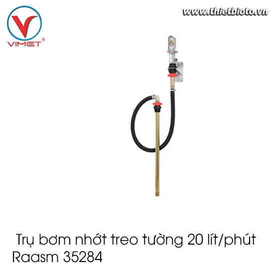 Trụ bơm nhớt treo tường 20 lít/phút Raasm 35284