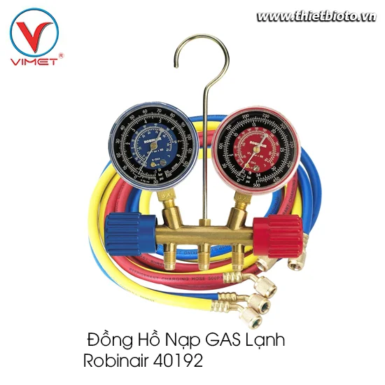 Đồng hồ nạp GAS lạnh có ống dẫn 60" 40192