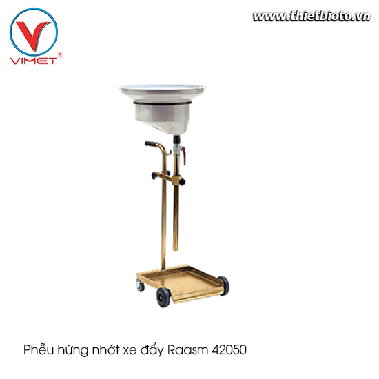 Phễu hứng nhớt+ xe đẩy Raasm 42050