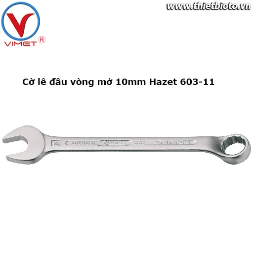 Cờ lê đầu vòng mở 11mm Hazet 603-11