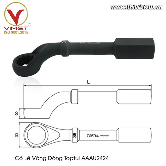 Cờ lê vòng đóng Toptul AAAU2424