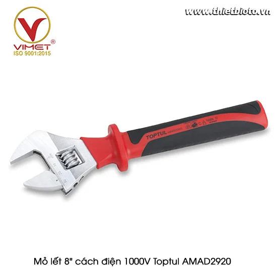Mỏ lết 8" cách điện 1000V Toptul AMAD2920