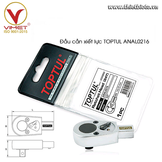 Đầu cần cân lực TOPTUL ANAL0216