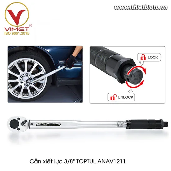 Cần xiết lực 3/8" TOPTUL ANAV1211
