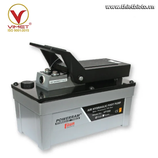Bơm thủy lực 1 chiều dẫn động bằng khí nén Powerram AP1600S