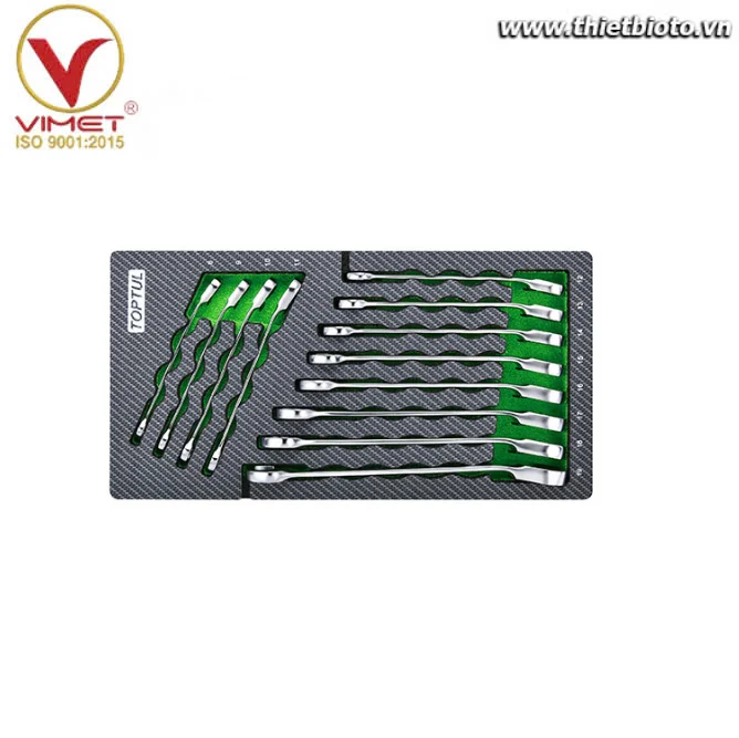 Bộ 12 cờ lê kết hợp bánh cóc đảo chiều – dòng Pro-Series TOPTUL GEA0122