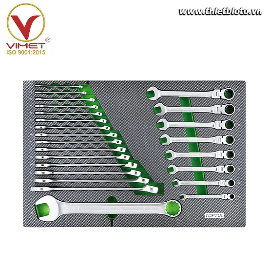 Khay cờ lê 24 chi tiết TOPTUL GED2457