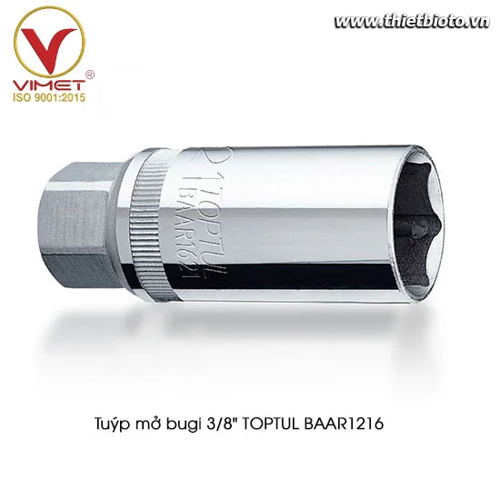 Tuýp mở bugi 3/8" Toptul BAAR1216