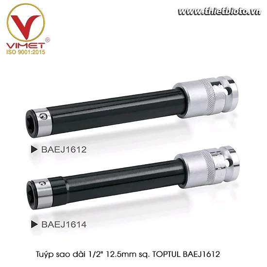 Tuýp sao dài 1/2" 12.5mm sq. TOPTUL BAEJ1612