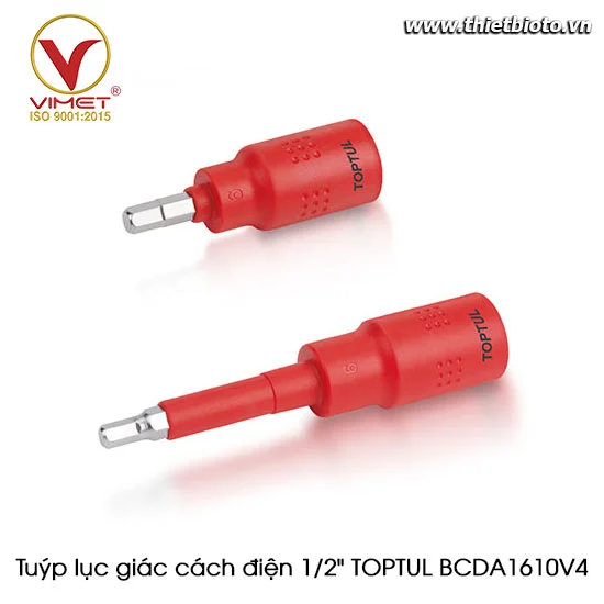 Tuýp lục giác cách điện 1/2" TOPTUL BCDA1610V4