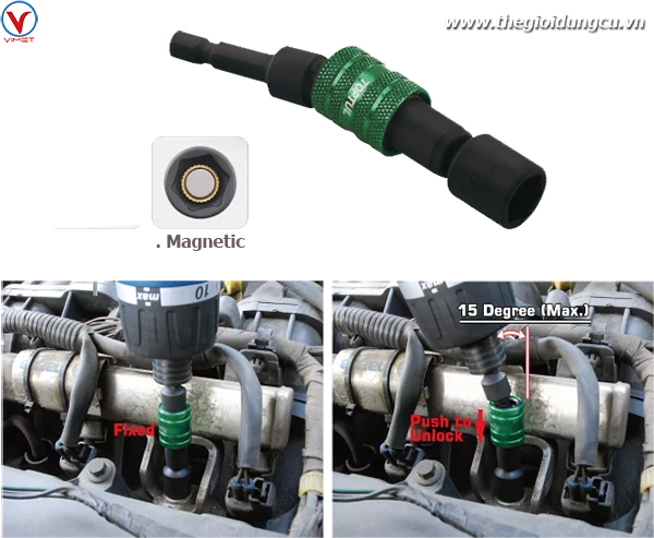 Đầu nối cho súng bắn vít 1/4" Toptul BEBA0806