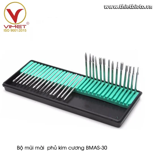 Bộ mũi mài  phủ kim cương BMAS-30