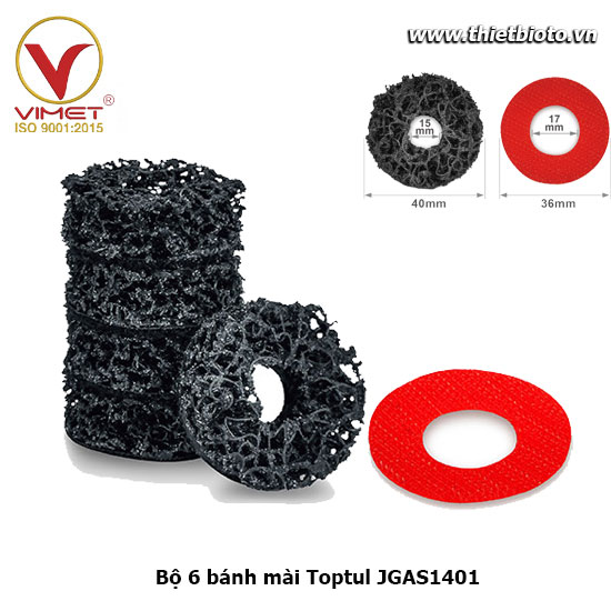 Bộ 6 bánh mài Toptul JGAE0601