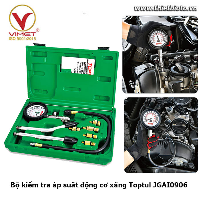 Bộ kiểm tra áp suất động cơ xăng Toptul JGAI0906