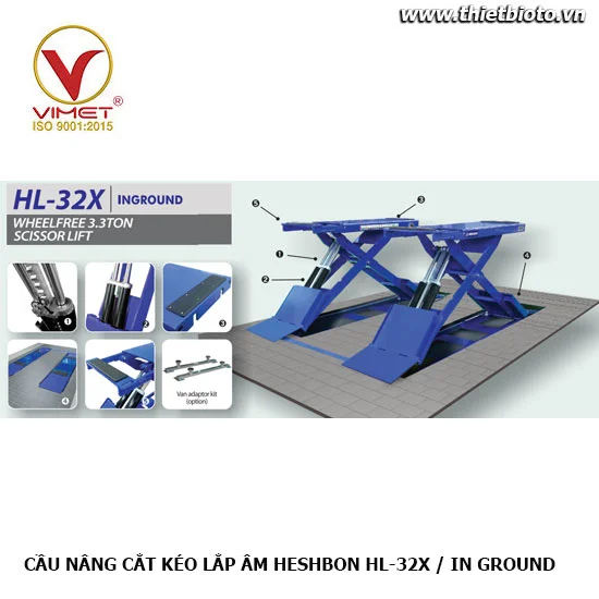 CẦU NÂNG CẮT KÉO LẮP ÂM HESHBON HL-32X / IN GROUND