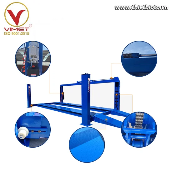 Cầu nâng 4 trụ 10 tấn VIMET FLS10331
