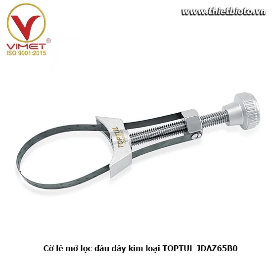 Cờ lê mở lọc dầu dây kim loại TOPTUL JDAZ65B0