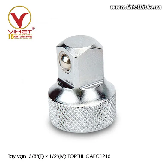 Tay vặn  3/8"(F) x 1/2"(M) TOPTUL CAEC1216